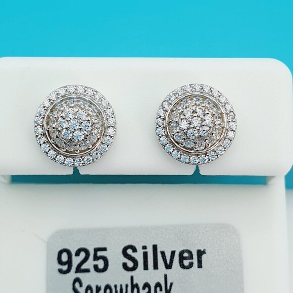 "925 Sterling Silver CZ Beautiful Earrings for Women, 1USPAR4202 - Picture 11 of 11